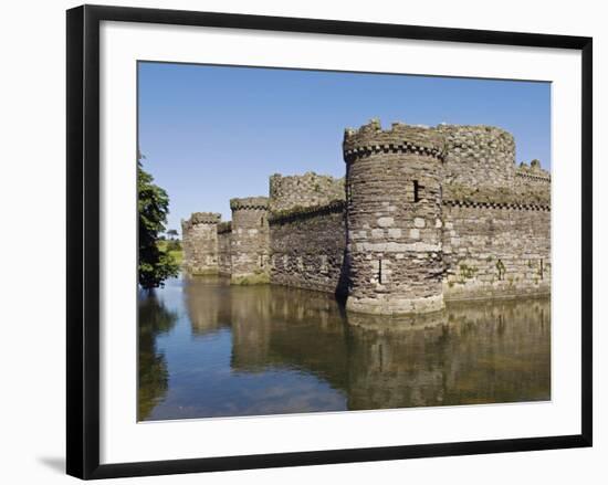 Wales, Anglesey, Beaumaris Castle Is One of Iron Ring of Castles Build by Edward I-John Warburton-lee-Framed Photographic Print