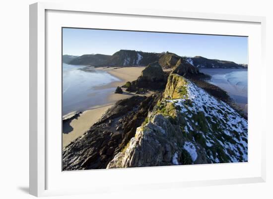 Wales Coast 3-Charles Bowman-Framed Photographic Print