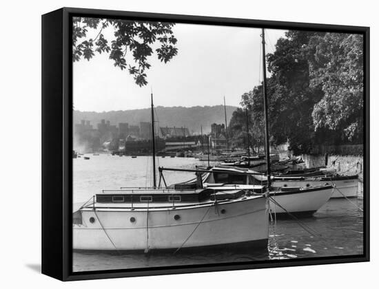 Wales, Conway Estuary-Fred Musto-Framed Stretched Canvas