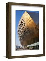 Wales Millennium Centre, Cardiff Bay, Cardiff, South Glamorgan, Wales, United Kingdom, Europe-Neale Clark-Framed Photographic Print