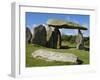 Wales, Pembrokeshire, the Site of the Ancient Neolithic Dolmen at Pentre Ifan, Wales's Most Famous -John Warburton-lee-Framed Photographic Print