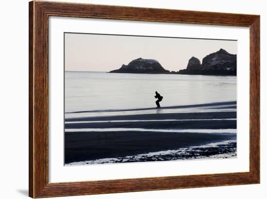 Wales Seascape 2-Charles Bowman-Framed Photographic Print