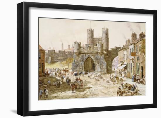 Walgate Bar, York-Louise Rayner-Framed Giclee Print