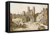 Walgate Bar, York-Louise Rayner-Framed Stretched Canvas