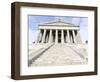 Walhalla or Walhalla Temple Near Donaustauf in Bavaria, Germany-Martin Zwick-Framed Photographic Print