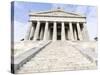 Walhalla or Walhalla Temple Near Donaustauf in Bavaria, Germany-Martin Zwick-Stretched Canvas