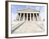 Walhalla or Walhalla Temple Near Donaustauf in Bavaria, Germany-Martin Zwick-Framed Photographic Print