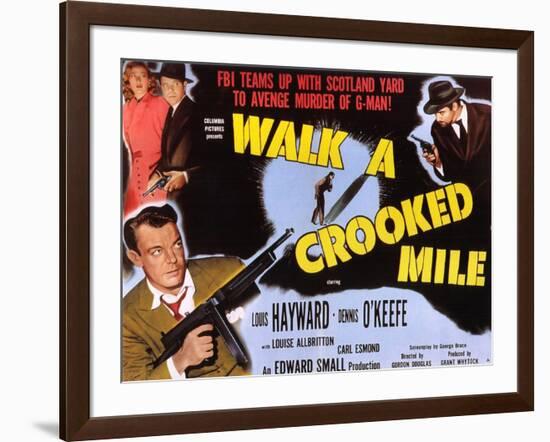 Walk a Crooked Mile, 1948-null-Framed Art Print