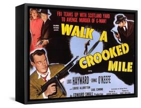Walk a Crooked Mile, 1948-null-Framed Stretched Canvas