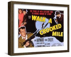 Walk a Crooked Mile, 1948-null-Framed Art Print