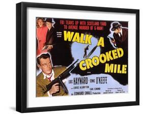 Walk a Crooked Mile, 1948-null-Framed Art Print