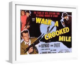 Walk a Crooked Mile, 1948-null-Framed Art Print