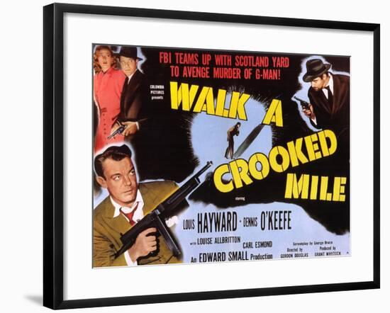 Walk a Crooked Mile, 1948-null-Framed Art Print