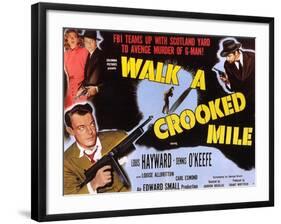 Walk a Crooked Mile, 1948-null-Framed Art Print