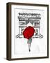 Walk Away-OnRei-Framed Art Print