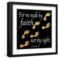Walk By Faith 2-Alonza Saunders-Framed Art Print