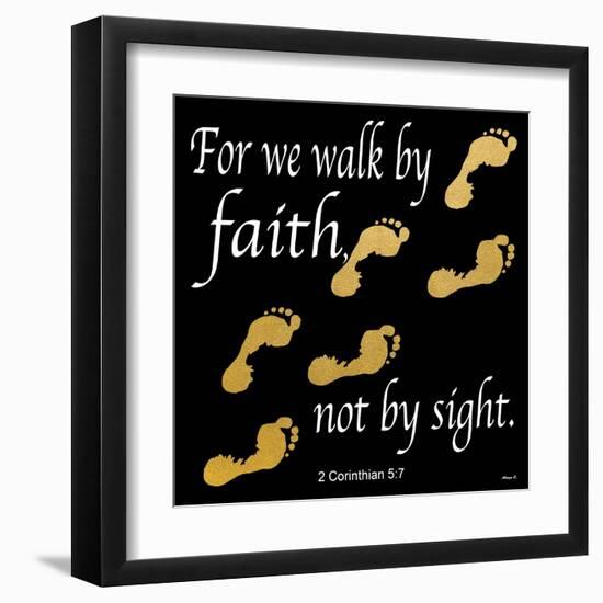 Walk By Faith 2-Alonza Saunders-Framed Art Print