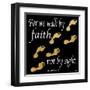 Walk By Faith 2-Alonza Saunders-Framed Art Print