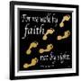 Walk By Faith 2-Alonza Saunders-Framed Art Print