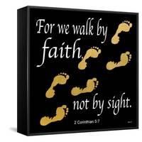 Walk By Faith 2-Alonza Saunders-Framed Stretched Canvas