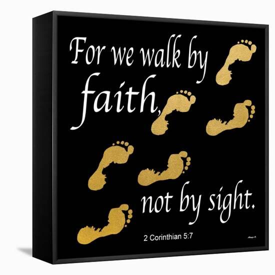 Walk By Faith 2-Alonza Saunders-Framed Stretched Canvas