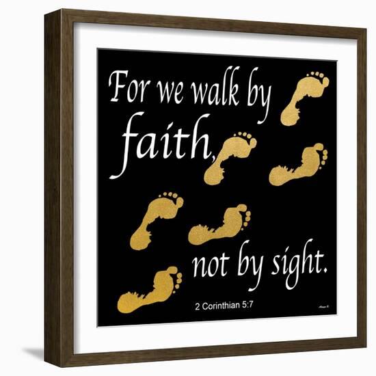 Walk By Faith 2-Alonza Saunders-Framed Art Print