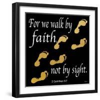 Walk By Faith 2-Alonza Saunders-Framed Art Print