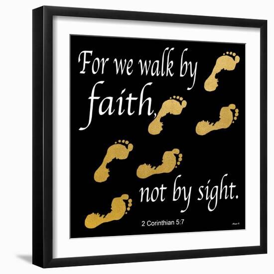 Walk By Faith 2-Alonza Saunders-Framed Art Print