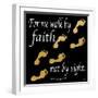 Walk By Faith 2-Alonza Saunders-Framed Art Print