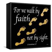 Walk By Faith 2-Alonza Saunders-Framed Stretched Canvas