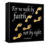 Walk By Faith 2-Alonza Saunders-Framed Stretched Canvas