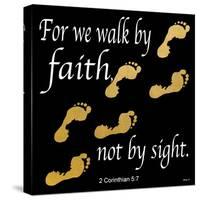 Walk By Faith 2-Alonza Saunders-Stretched Canvas