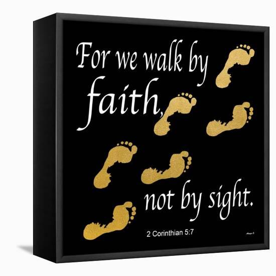 Walk By Faith 2-Alonza Saunders-Framed Stretched Canvas