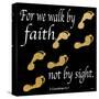 Walk By Faith 2-Alonza Saunders-Stretched Canvas