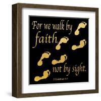 Walk By Faith 3-Alonza Saunders-Framed Art Print