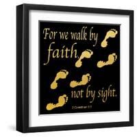 Walk By Faith 3-Alonza Saunders-Framed Art Print