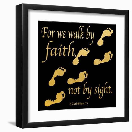 Walk By Faith 3-Alonza Saunders-Framed Art Print