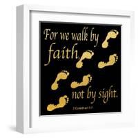 Walk By Faith 3-Alonza Saunders-Framed Art Print