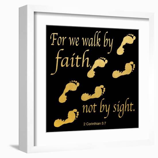 Walk By Faith 3-Alonza Saunders-Framed Art Print