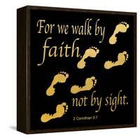 Walk By Faith 3-Alonza Saunders-Framed Stretched Canvas