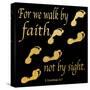 Walk By Faith 3-Alonza Saunders-Stretched Canvas