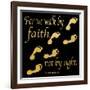 Walk By Faith 3-Alonza Saunders-Framed Art Print