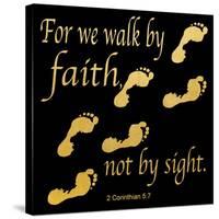 Walk By Faith 3-Alonza Saunders-Stretched Canvas