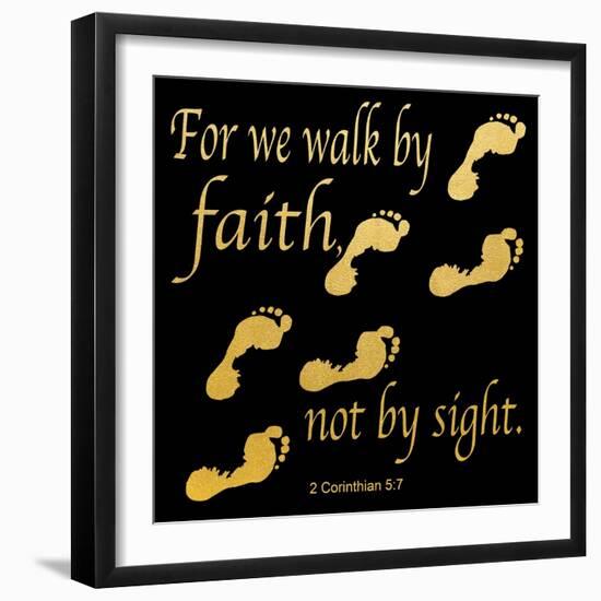 Walk By Faith 3-Alonza Saunders-Framed Art Print