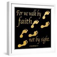 Walk By Faith 3-Alonza Saunders-Framed Art Print