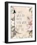 Walk By Faith-Victoria Brown-Framed Art Print