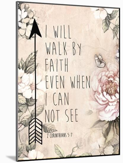 Walk By Faith-Victoria Brown-Mounted Art Print