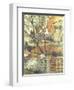 Walk by the River on an Autumn Day-Eugene Chigot-Framed Giclee Print