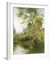 Walk Down by the River-Ernest Parton-Framed Giclee Print