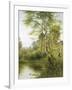 Walk Down by the River-Ernest Parton-Framed Giclee Print